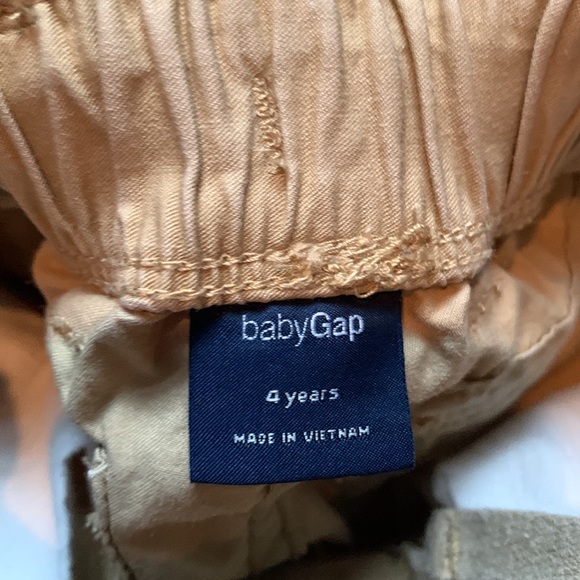 Baby Gap size 4 years boys jogger lightweight khakis - Picture 2 of 2